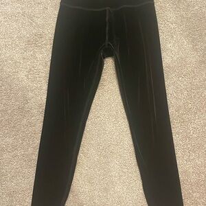 Beyond Yoga Velvet Black Leggings